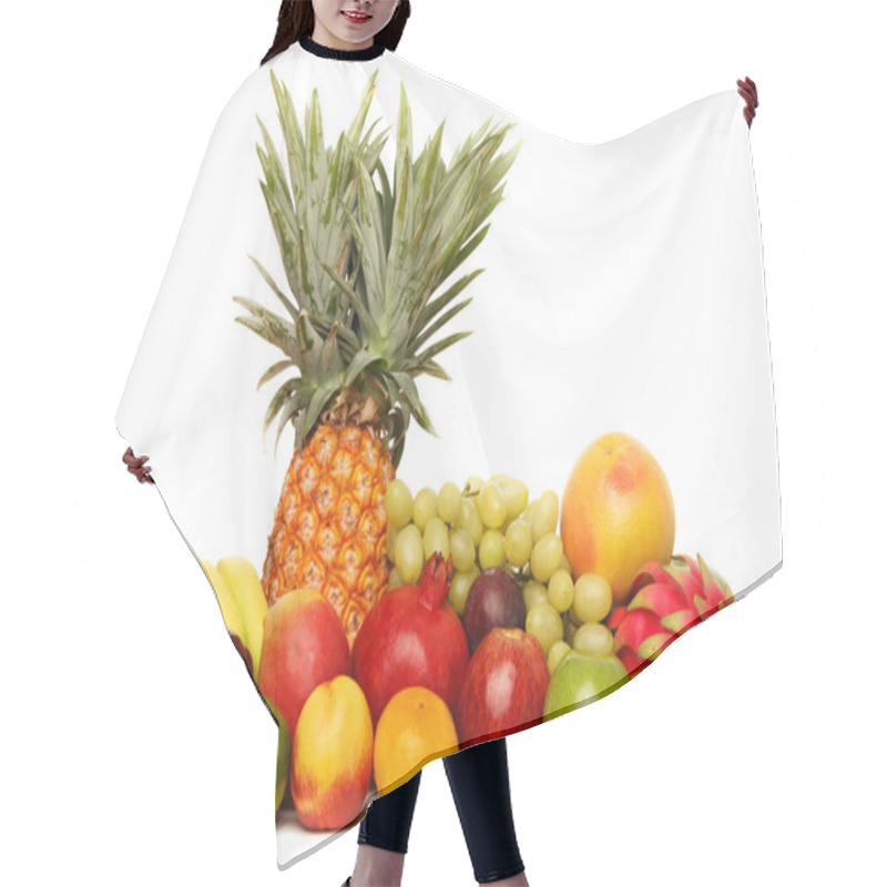 Personality  Multi Fruits With Pineapple Hair Cutting Cape