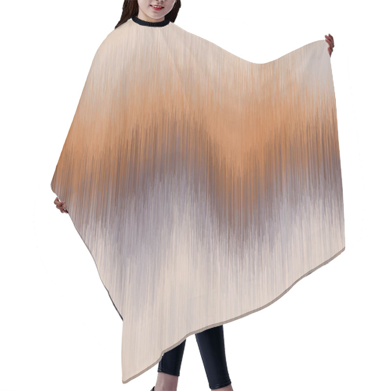 Personality  Soft Blurry Ikat Gradient Ombre Seamless Pattern Hair Cutting Cape