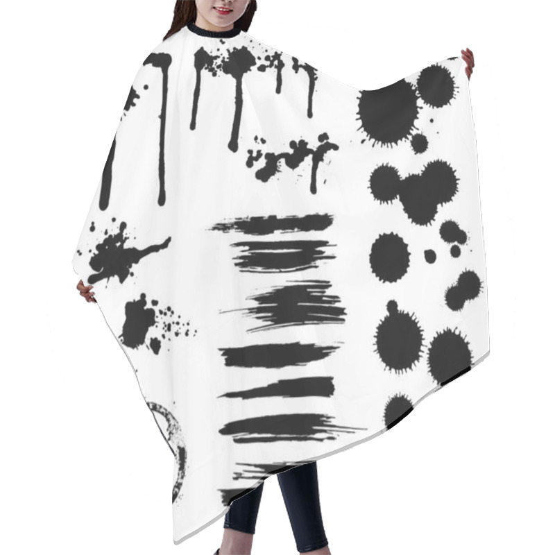 Personality  Set Of Ink Blots Hair Cutting Cape