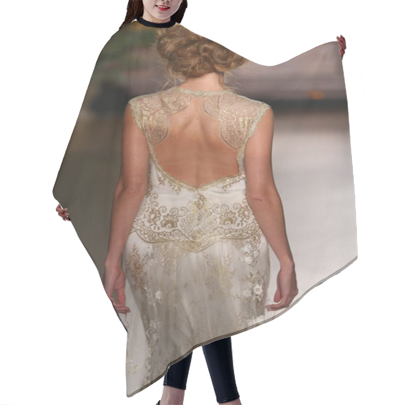 Personality  Claire Pettibone Bridal Fall Winter 2016 Presentation Hair Cutting Cape