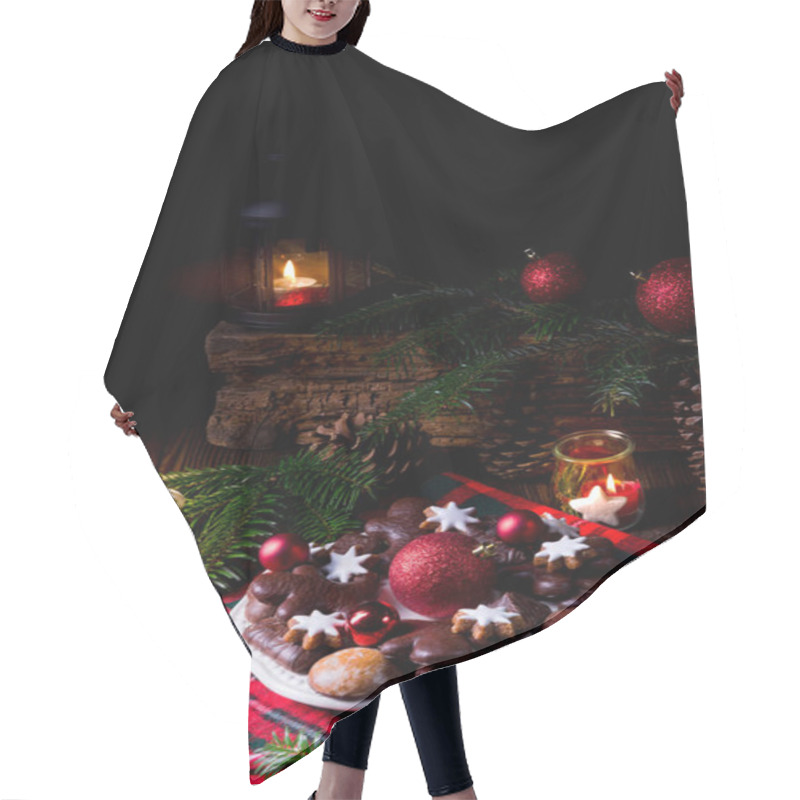 Personality  Homemade Christmas Gingerbreads  Hair Cutting Cape