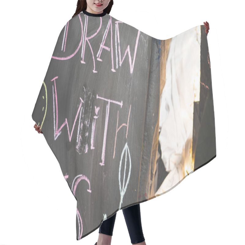 Personality  Chalk And Chalk Drawings Doodles Art Craft In New Zealand Hair Cutting Cape