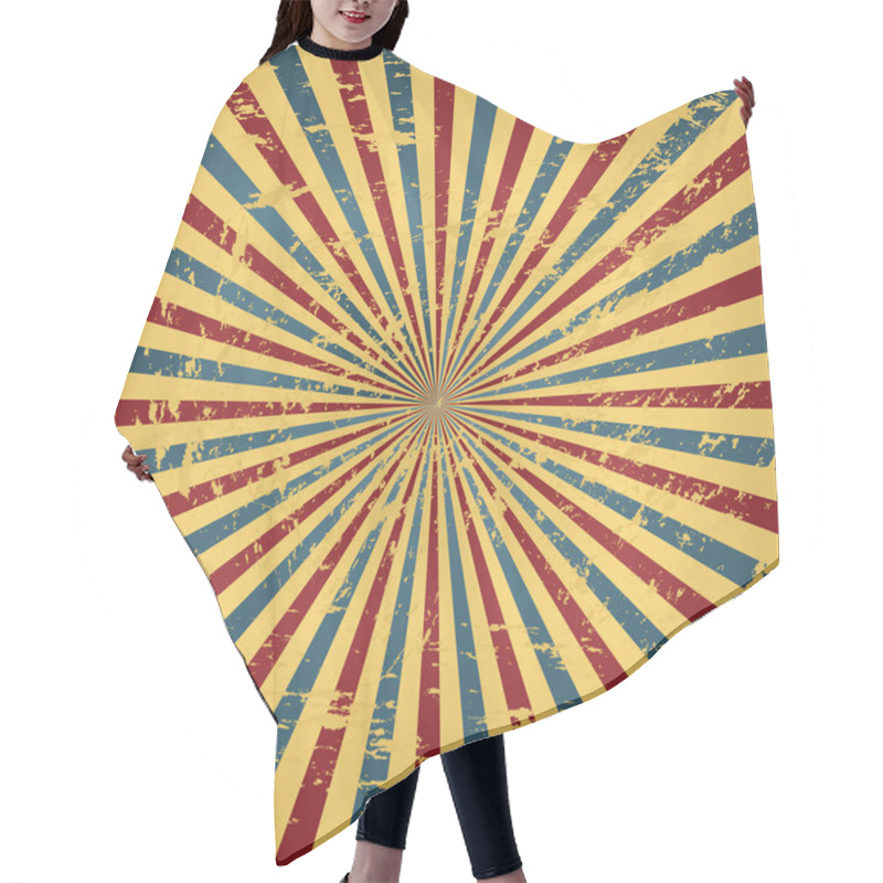 Personality  Circus Grunge Background Hair Cutting Cape