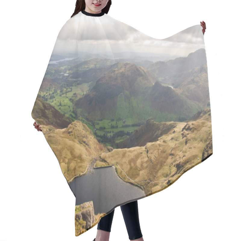 Personality  Stickle Tarn And Langdale Valley Hair Cutting Cape