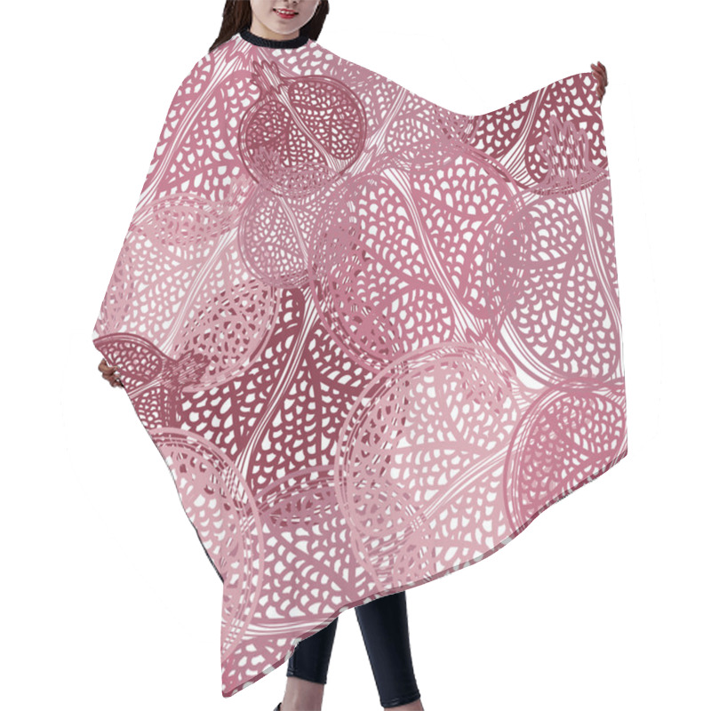 Personality  Seamless Pattern Hair Cutting Cape