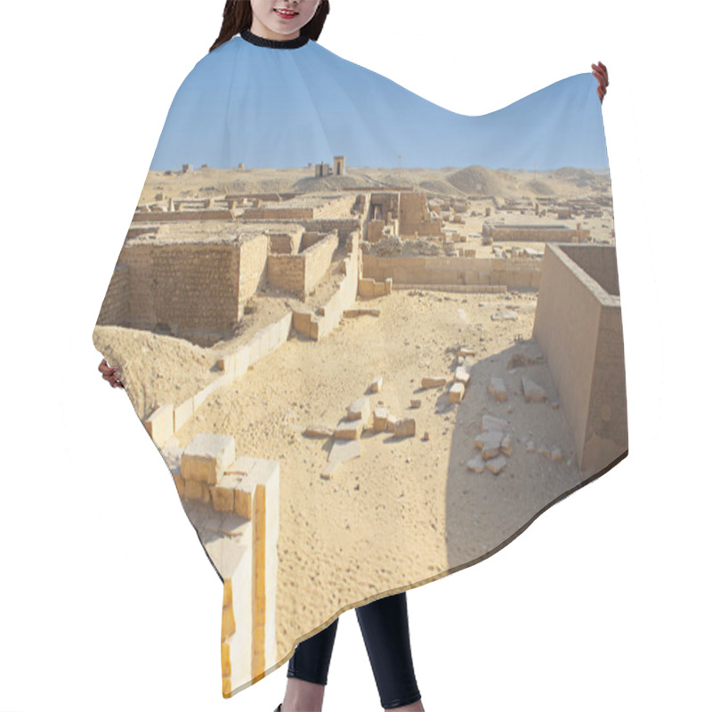 Personality  View Of King Djoser's Funeral Complex In Saqqara, Egypt. Hair Cutting Cape