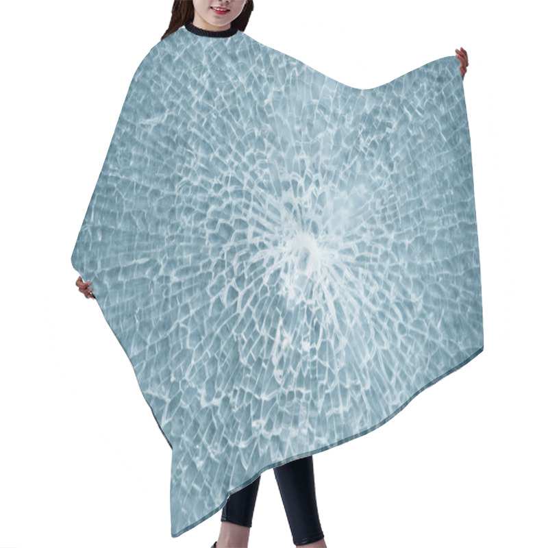 Personality  Broken Glass Hair Cutting Cape