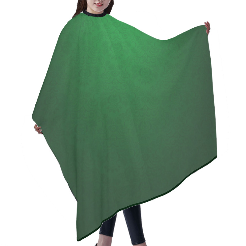 Personality  Green Fashion Background Texture Hair Cutting Cape