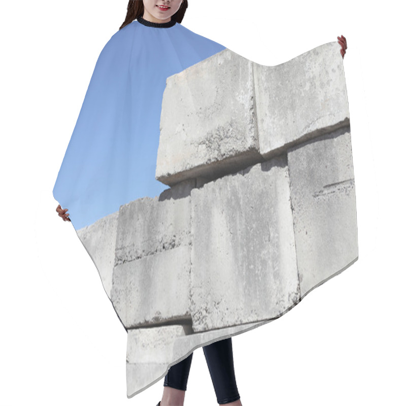 Personality  Concrete Blocks Hair Cutting Cape