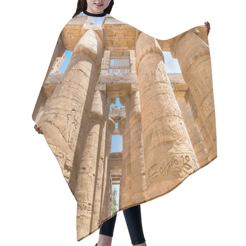 Personality  Temples Of Karnak, Ancient Thebes In Luxor, Egypt Hair Cutting Cape