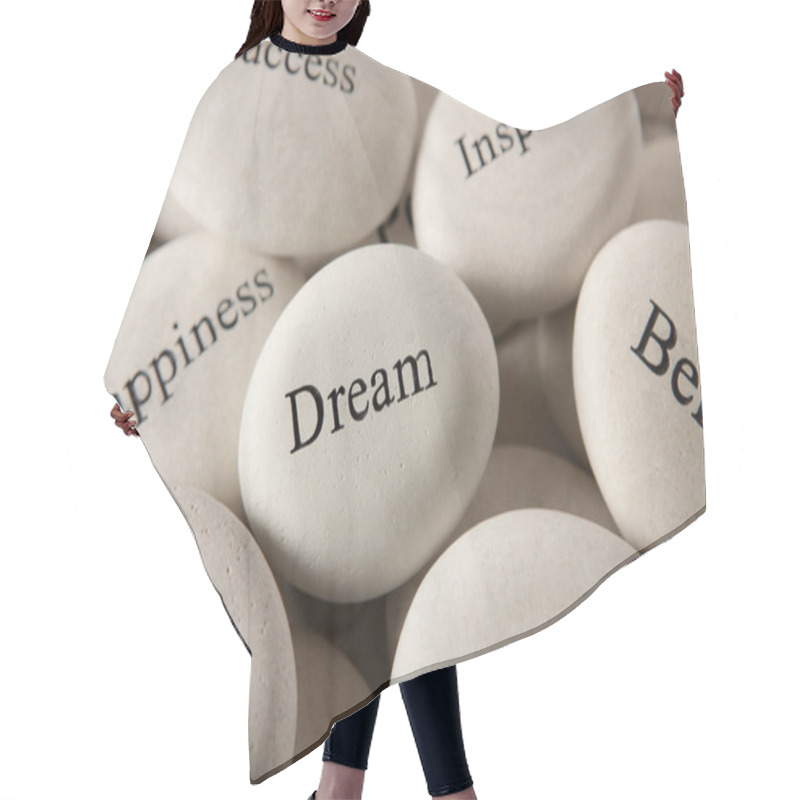 Personality  Inspirational Stones - Dream Hair Cutting Cape