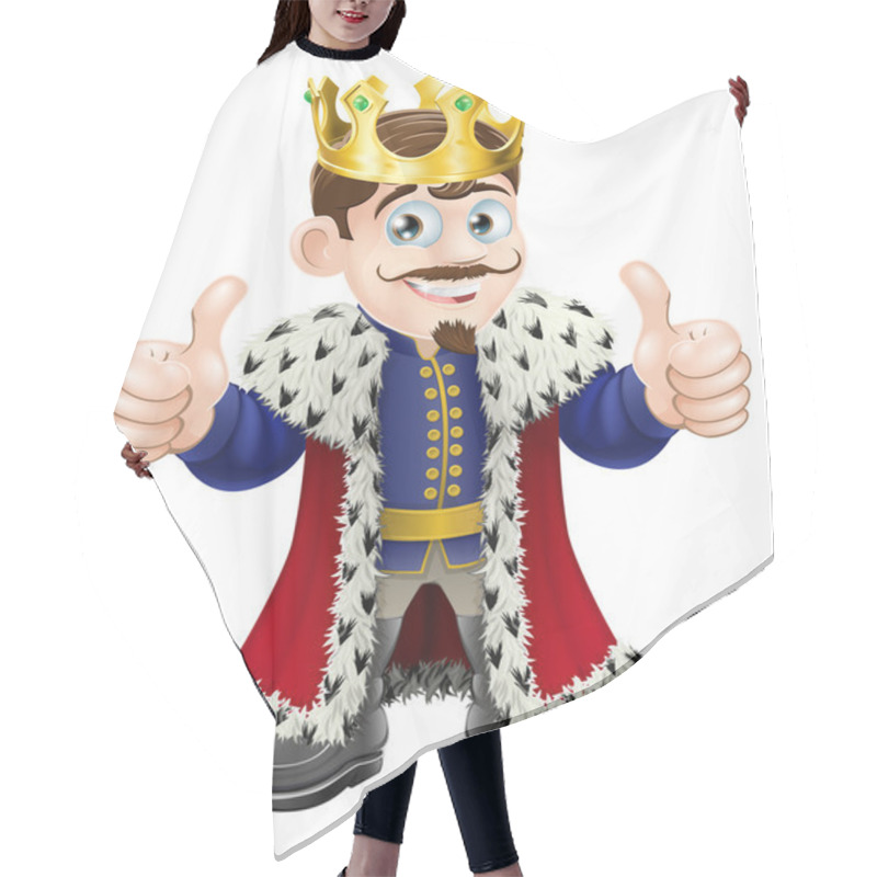 Personality  King Cartoon Hair Cutting Cape