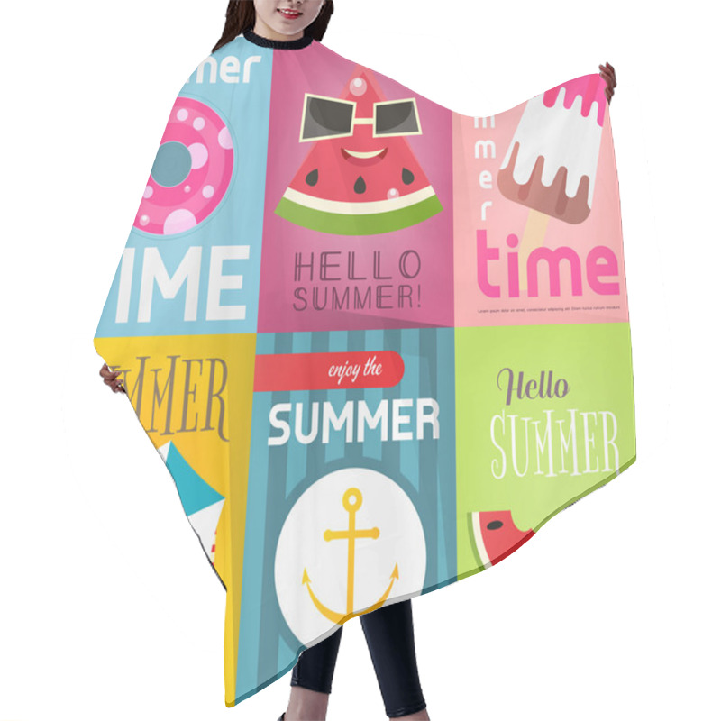 Personality  Summer Posters Hair Cutting Cape