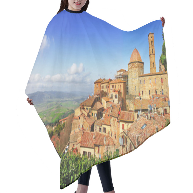 Personality  Beautiful Old Volterra - Medieval Town Of Tuscany, Italy Hair Cutting Cape