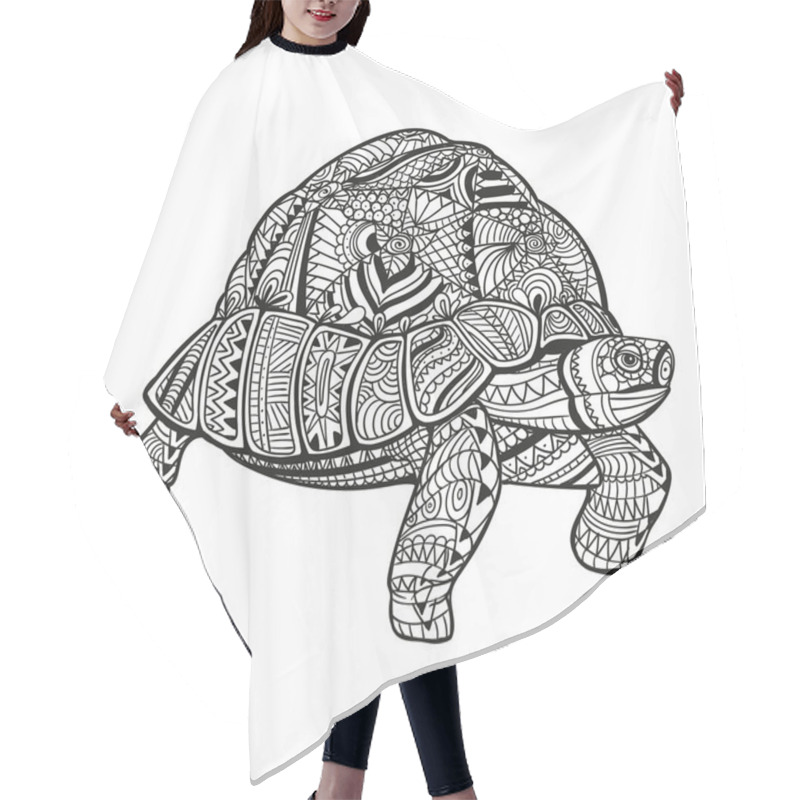 Personality  Vector Ornamental Turtle Hair Cutting Cape