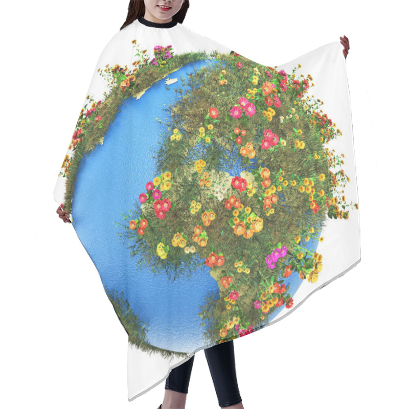 Personality  Mini Earth Planet Hair Cutting Cape