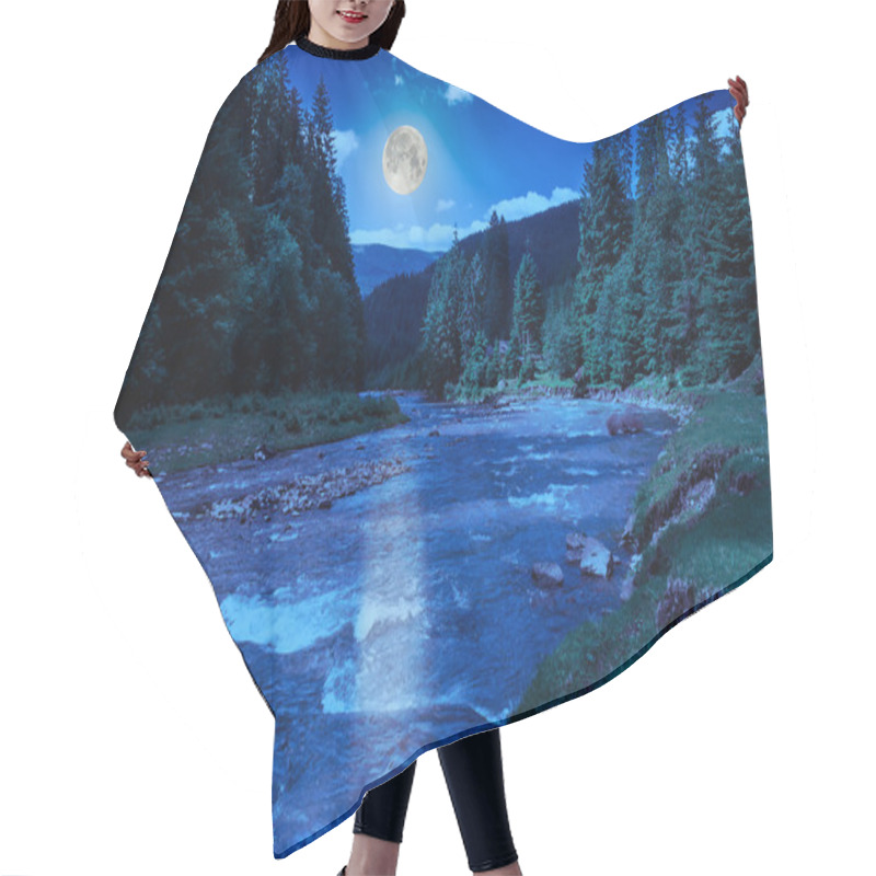 Personality  Mountain River Hair Cutting Cape