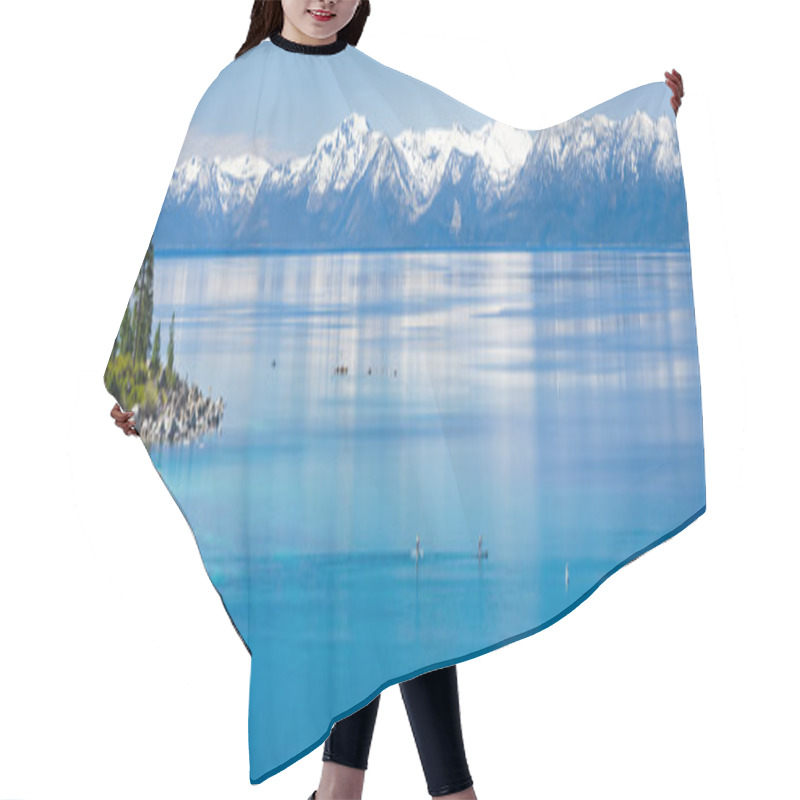 Personality  Paddle Boarding Lake Tahoe Hair Cutting Cape