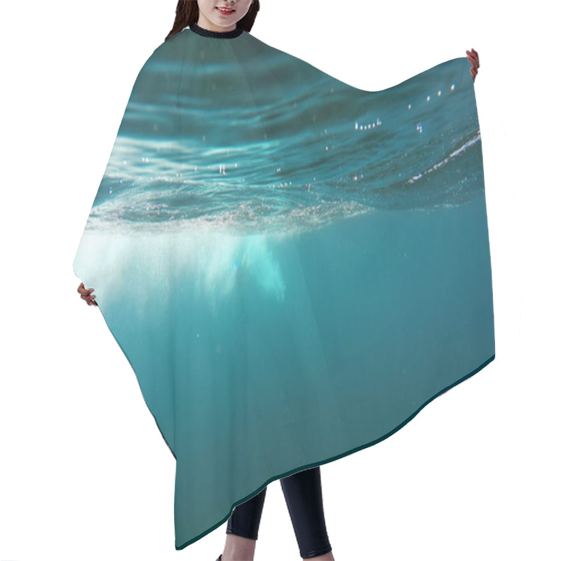 Personality  Natural Underwater Background, Mediterranean Sea Hair Cutting Cape