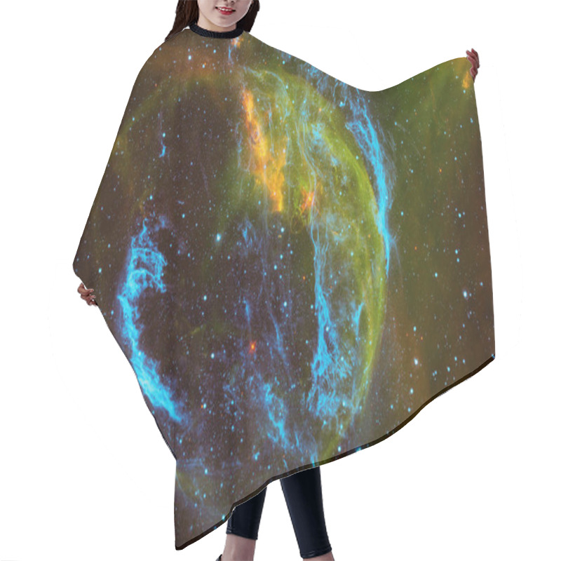 Personality  Cluster Of Stars In Deep Space. Milky Way Galaxy. Elements Of This Image Furnished By NASA. Hair Cutting Cape