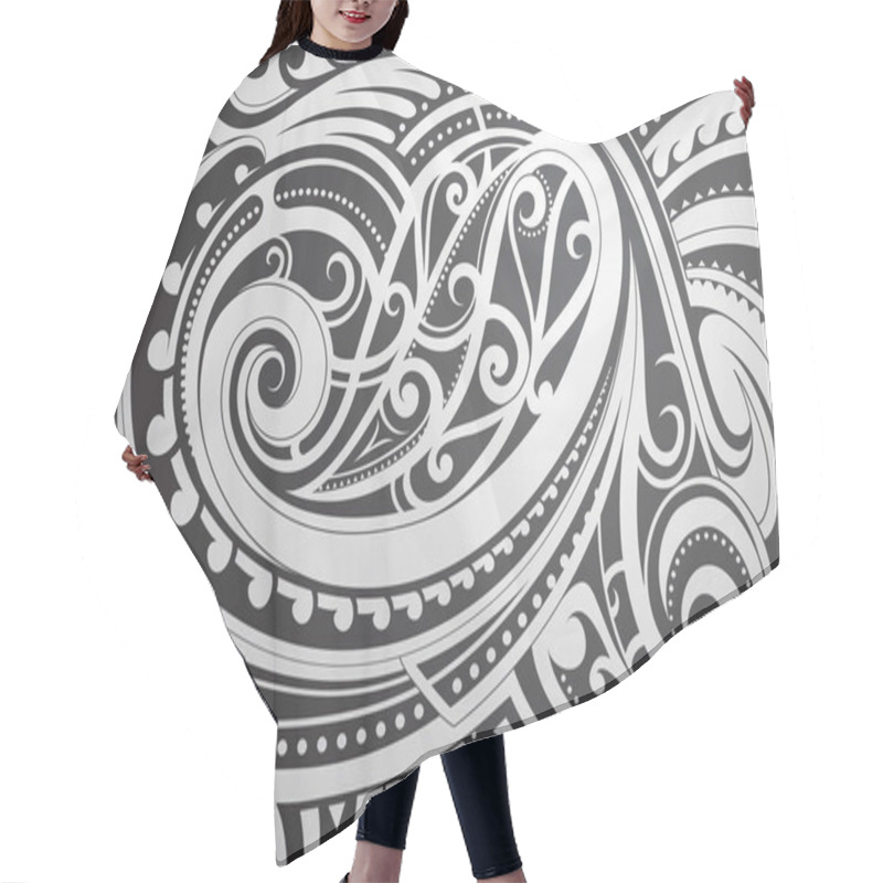 Personality  Maori Style Ornament Hair Cutting Cape