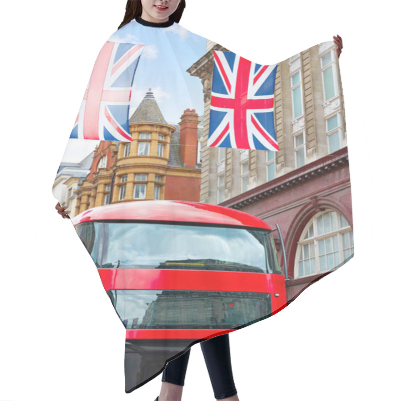 Personality  London Bus Oxford Street W1 Westminster  Hair Cutting Cape