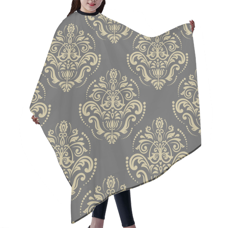 Personality  Seamless Orient Vector Background Hair Cutting Cape