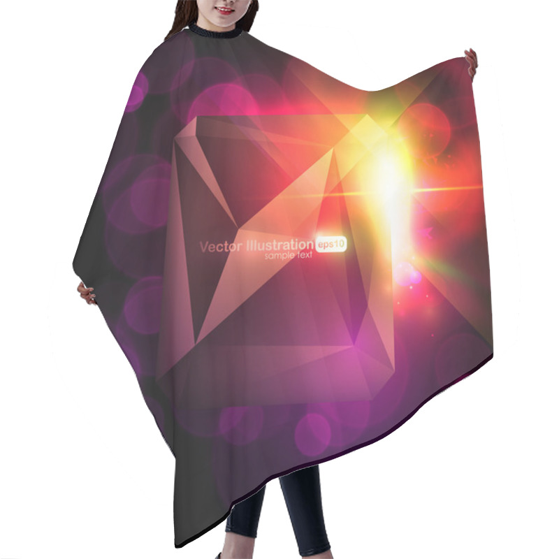 Personality  Abstract Surreal Luxury Design With Space For Your Message. Hair Cutting Cape