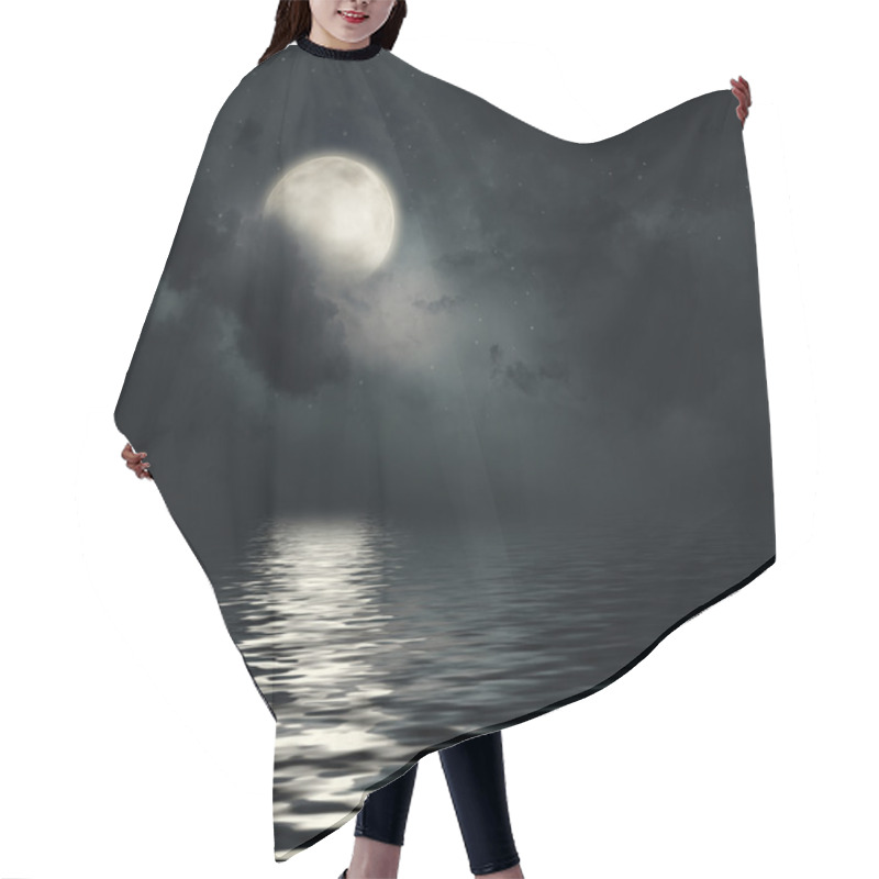 Personality  Starry Night Sky Background Hair Cutting Cape