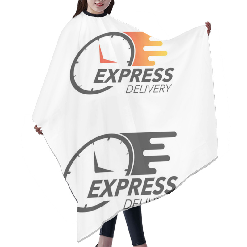 Personality  Express Delivery Icon Concept. Watch Icon For Service, Order, Fa Hair Cutting Cape