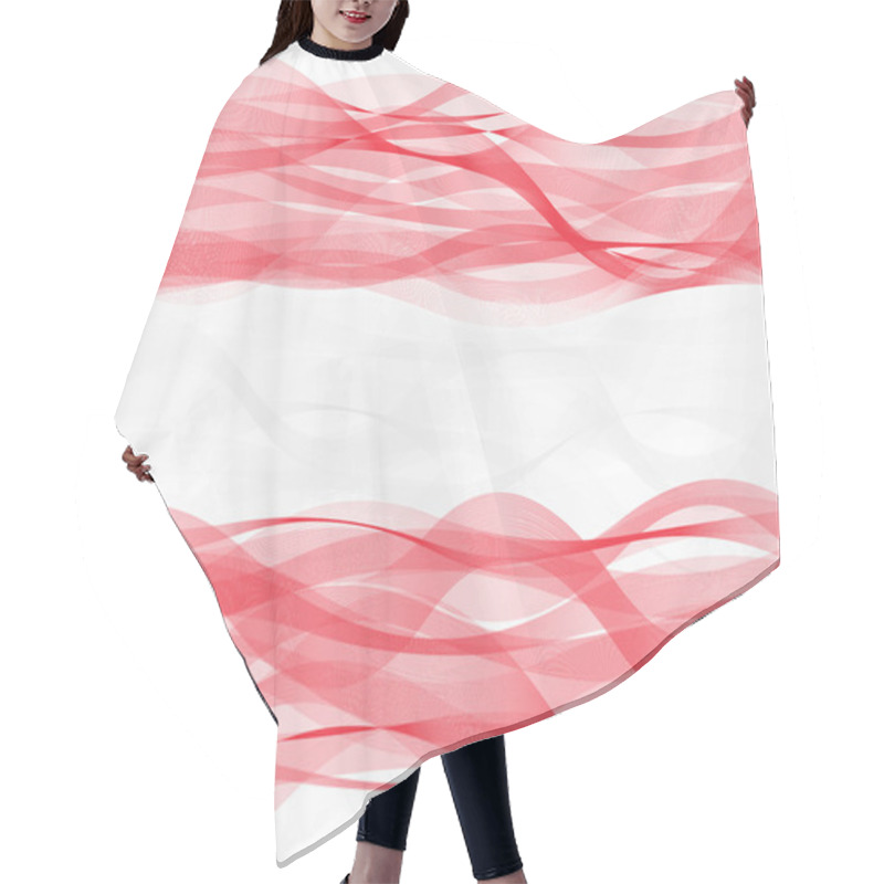 Personality  Wave Line Flag Of Austria Hair Cutting Cape