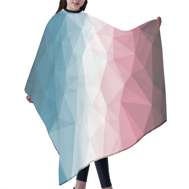 Personality  Creative Prismatic Background With Polygonal Design Hair Cutting Cape