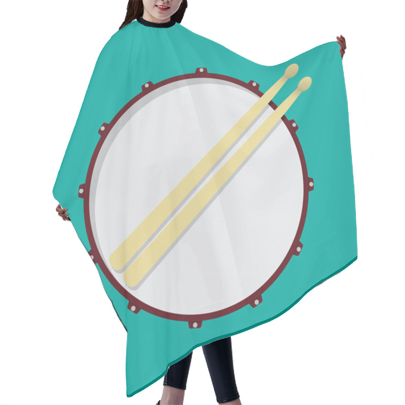 Personality  Snare Drum Hair Cutting Cape