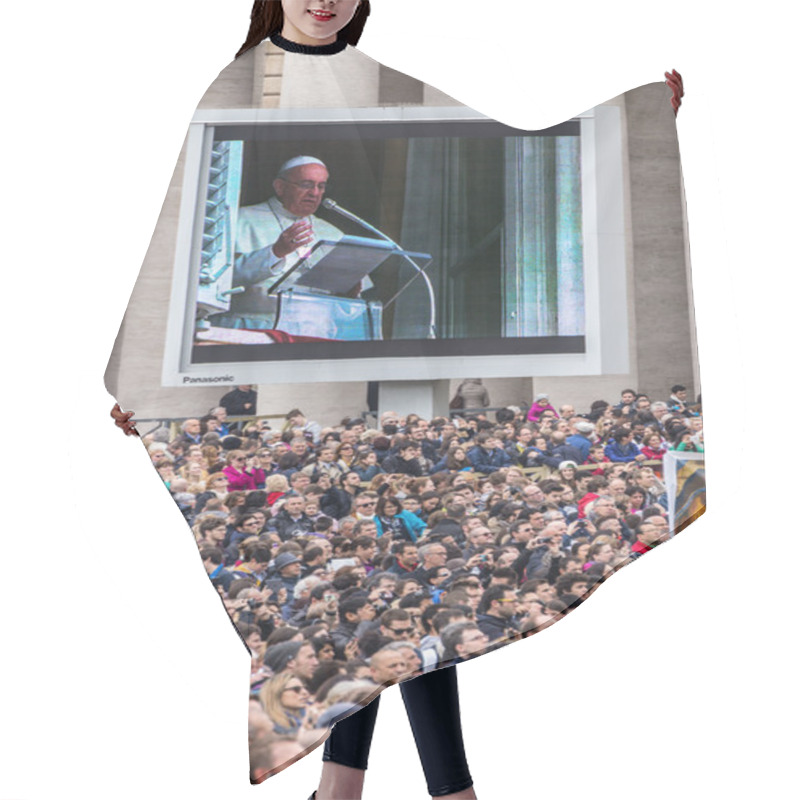 Personality  Angelus Of Pope Francis Hair Cutting Cape