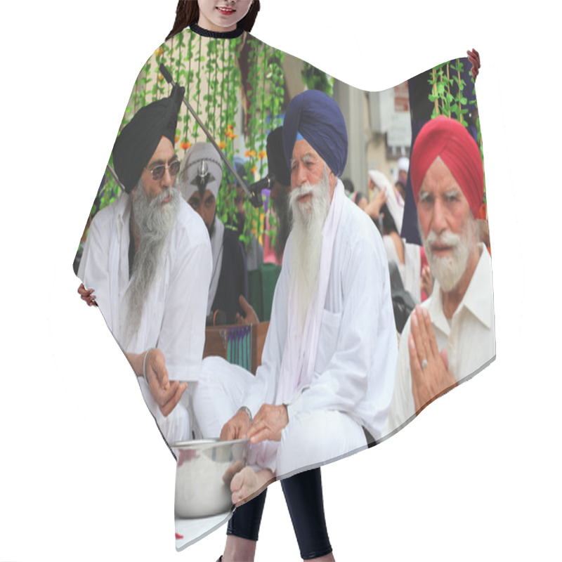 Personality  Nagarkirtan, Indian Religious Procession, San Giovanni Valdarno Hair Cutting Cape