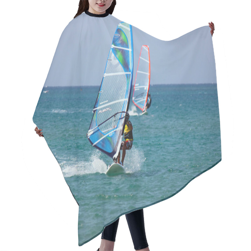 Personality  Windsurf At Prassonissi Beach Hair Cutting Cape