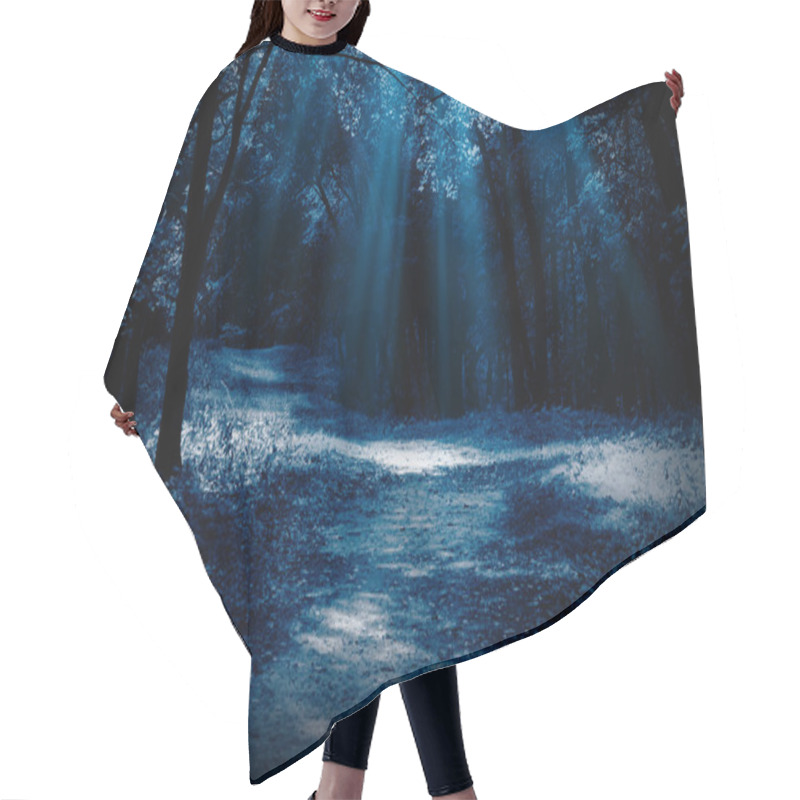 Personality  Night Forest Hair Cutting Cape