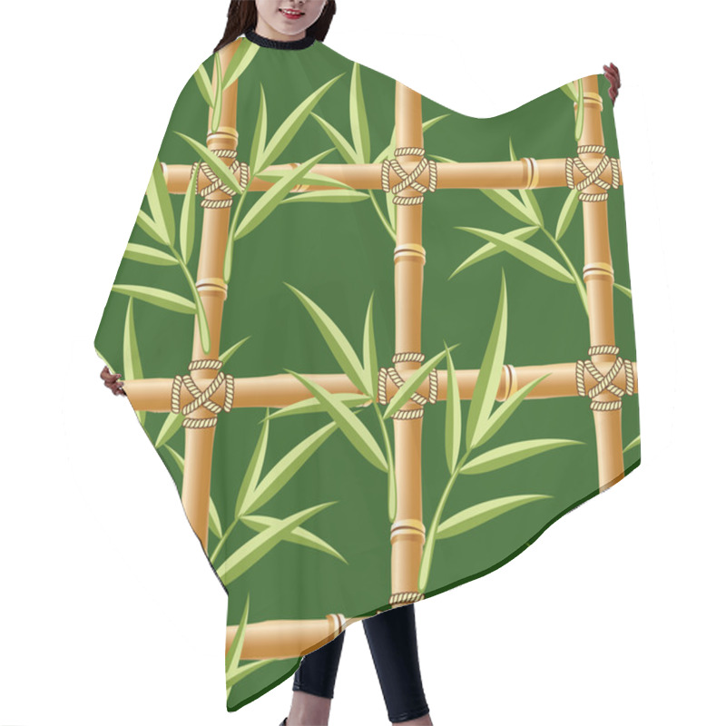 Personality  Bamboo Seamless Hair Cutting Cape