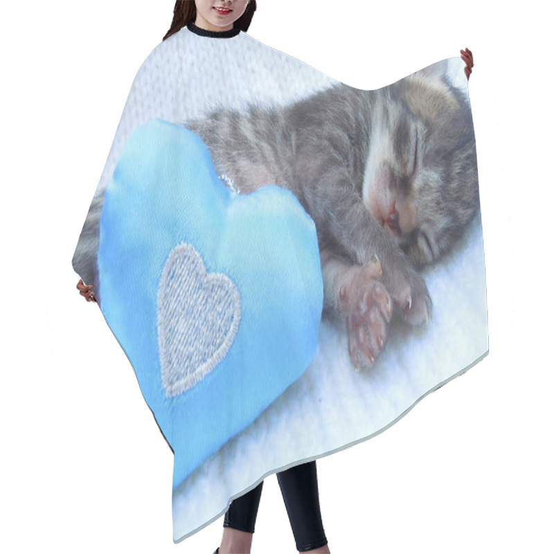 Personality  Sleeping Baby Kitten Hair Cutting Cape