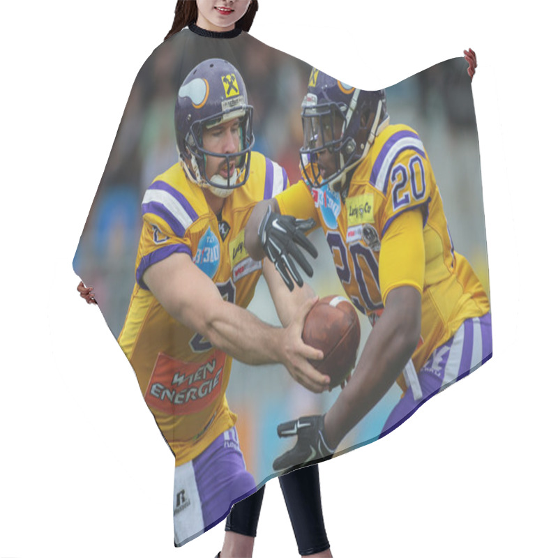 Personality  Vikings Vs. Panthers Hair Cutting Cape