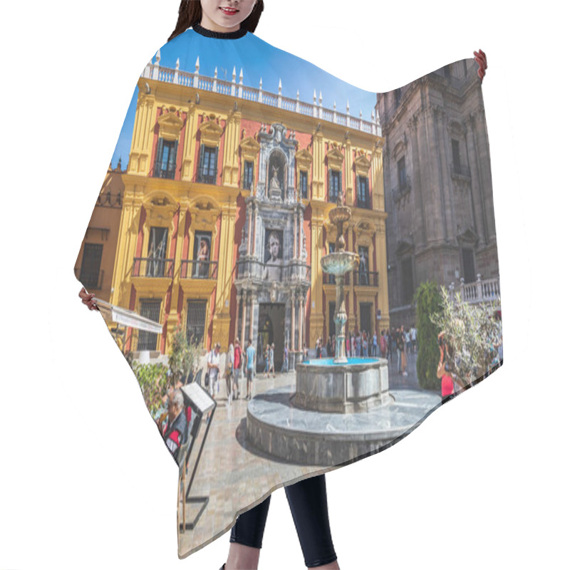 Personality  Plaza Del Obispo Of Malaga Hair Cutting Cape