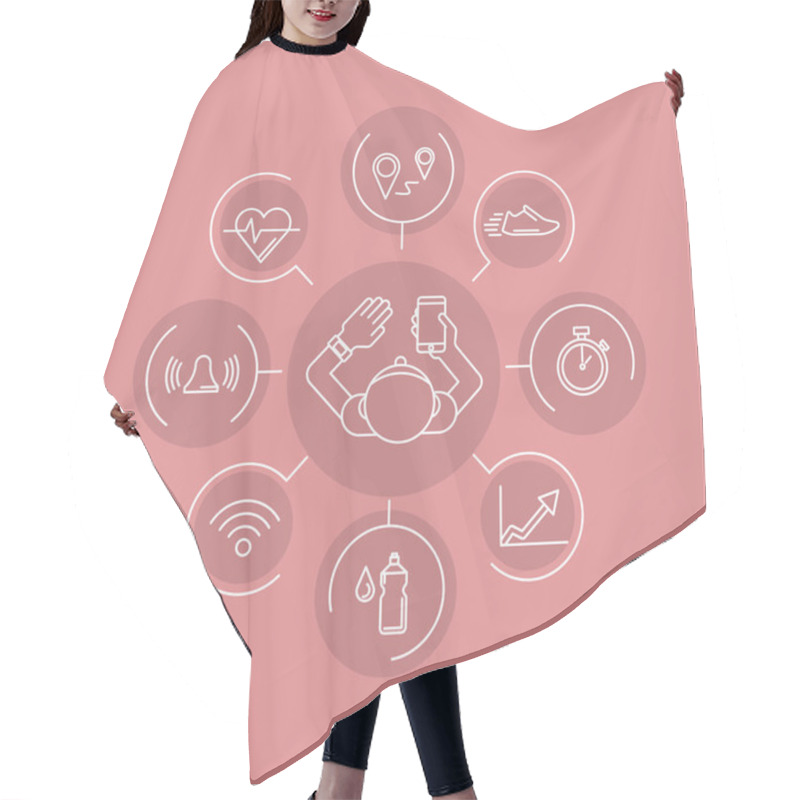 Personality  Fitness Tracker 05  Hair Cutting Cape