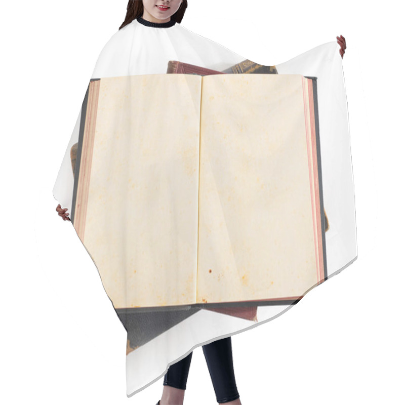 Personality  Old Book Open Hair Cutting Cape