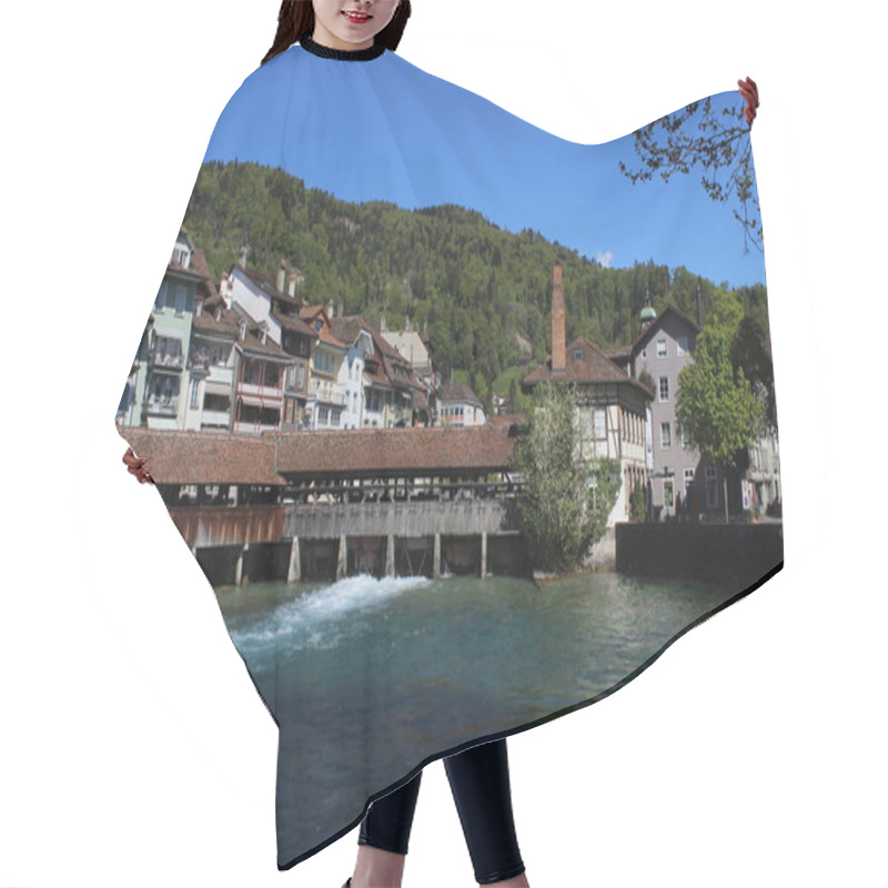 Personality  Thun,  Small Town In Switzerland Hair Cutting Cape