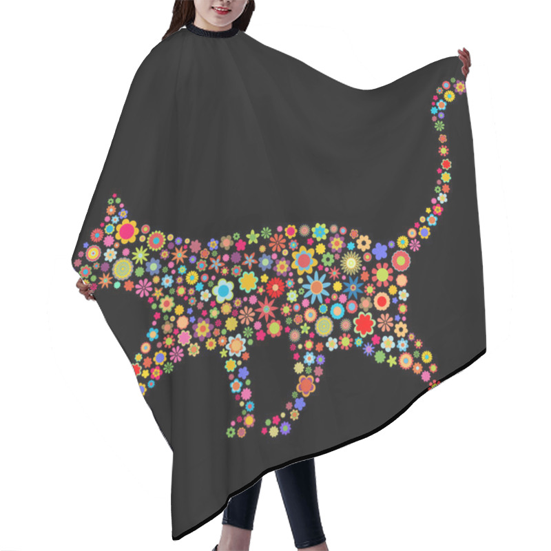 Personality  Cat Shape Hair Cutting Cape