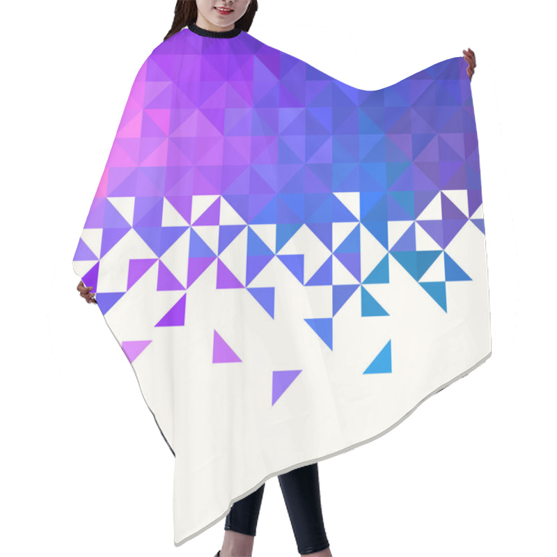 Personality  Triangle Geometric Background Hair Cutting Cape