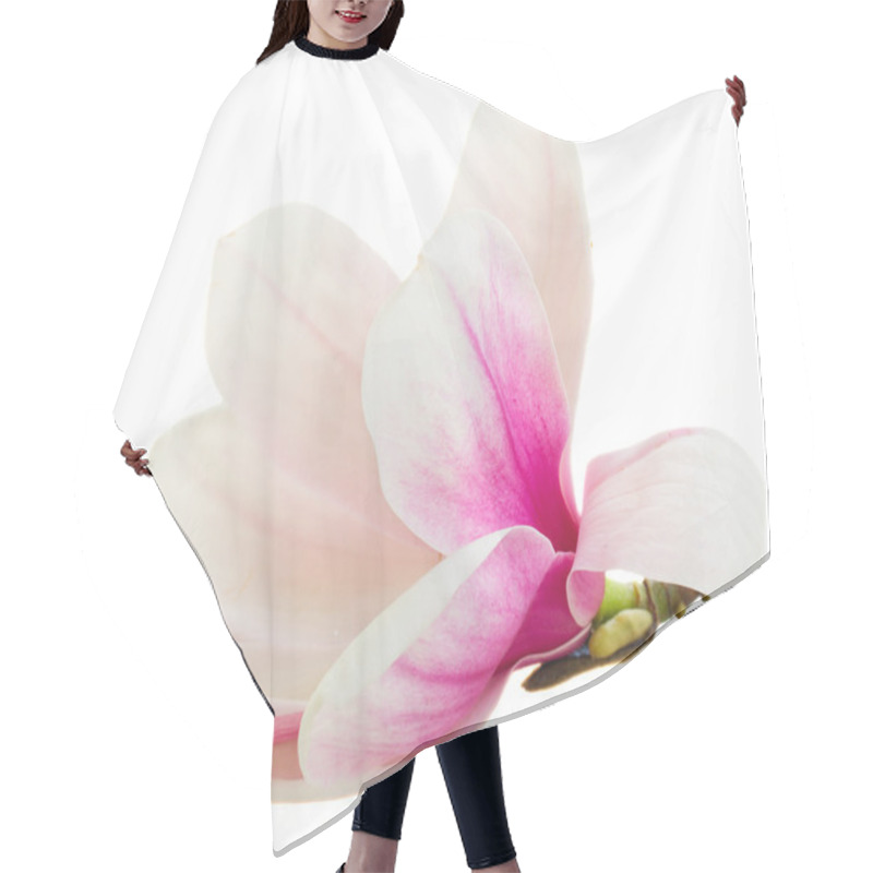 Personality  Blossoming Pink  Magnolia Flowers Hair Cutting Cape