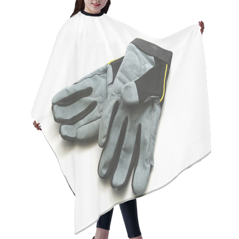 Personality  Isolated Work Gloves Hair Cutting Cape