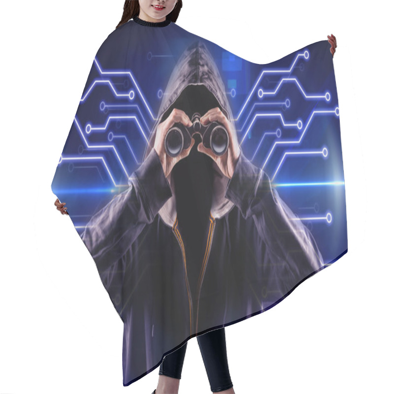 Personality  Hacker Hair Cutting Cape