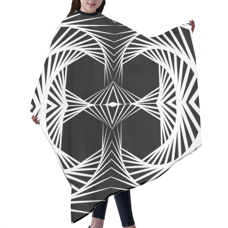 Personality  Abstract Vortex Background, Pattern  Hair Cutting Cape